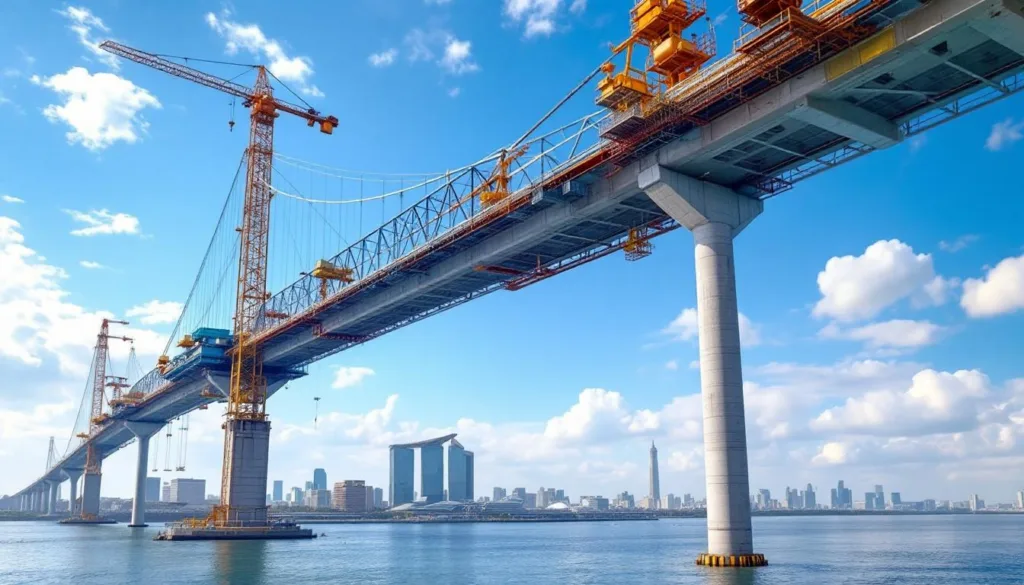 china baut die weltweit größte brücke in rekordzeit – schneller als der bau einer straßenbahn-fußgängerbrücke in deutschland. erfahren sie mehr über dieses beeindruckende ingenieurprojekt und seine bedeutung.