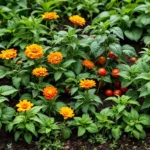 ein erfahrener gärtner erklärt, wie man mit mischkulturen auf natürliche weise schädlinge im garten fernhält und gesunde pflanzen fördert.