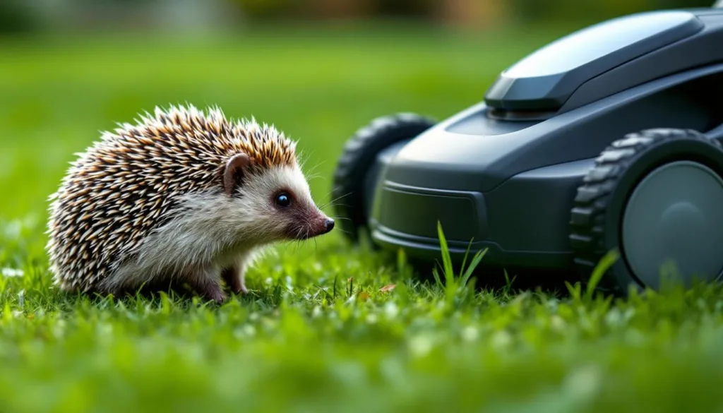 ein gärtner erklärt, warum mähroboter für igel gefährlich sind und wie man sie schützen kann, um tödliche unfälle zu vermeiden.