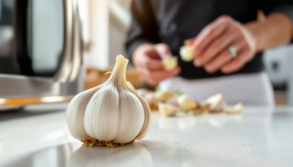 ein erfahrener koch erklärt, warum sich knoblauch nach nur zehn sekunden in der mikrowelle von selbst schält. entdecken sie diesen einfachen küchen-trick für schnelleres kochen.