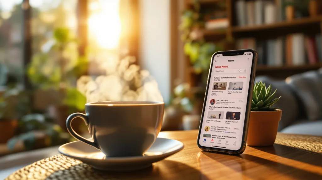 ein psychologe erklärt, wie ein einfacher trick beim lesen von nachrichten ihren stress halbieren kann. erfahren sie, wie sie entspannter mit aktuellen informationen umgehen.