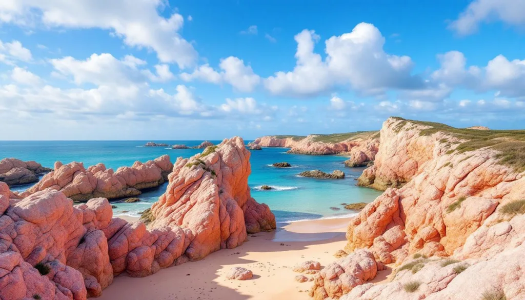 entdecken sie meine 7-tägige reise an den bretonischen strand, wo die rosa granitküste all meine erwartungen übertraf – ein unvergessliches naturerlebnis an der französischen atlantikküste.