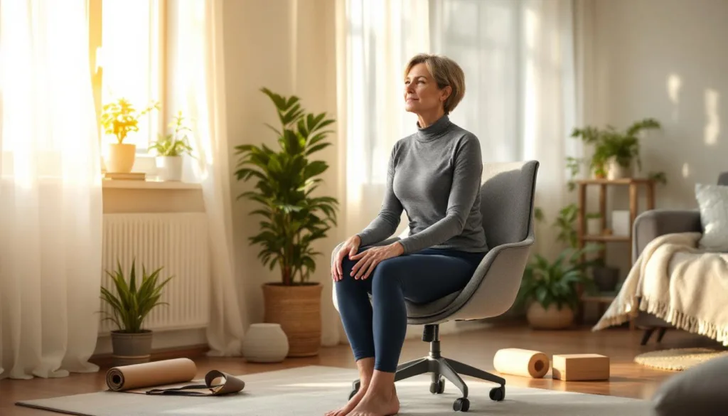 entdecken sie, wie stuhl-yoga meine gelenkschmerzen innerhalb von 6 monaten gelindert hat. erfahren sie mehr über meine positive erfahrung und wie auch sie davon profitieren können.