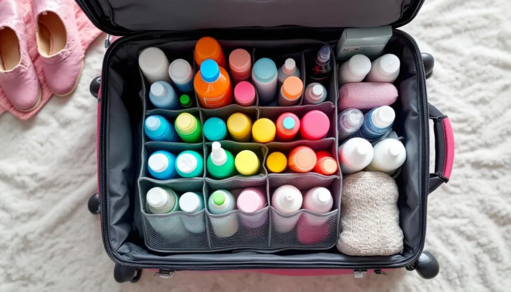 entdecke, wie schuhorganizer auf reisen deine toilettenartikel sicher vor verschüttungen schützen und für ordnung im gepäck sorgen.