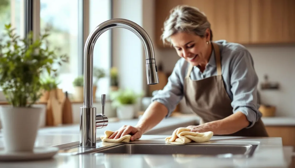 erfahre, wie du deinen wasserhahn ohne demontage mühelos und gründlich reinigst – schnell, einfach und effektiv zu glänzendem ergebnis.