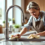 erfahre, wie du deinen wasserhahn ohne demontage mühelos und gründlich reinigst – schnell, einfach und effektiv zu glänzendem ergebnis.