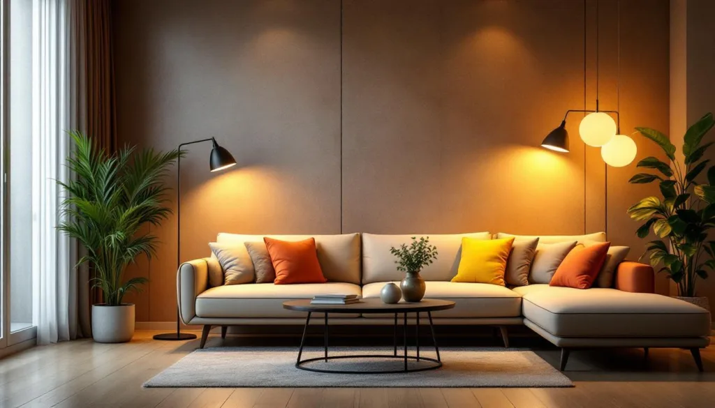 wer sein licht richtig platziert, schafft sofort eine angenehme und einladende atmosphäre im raum.